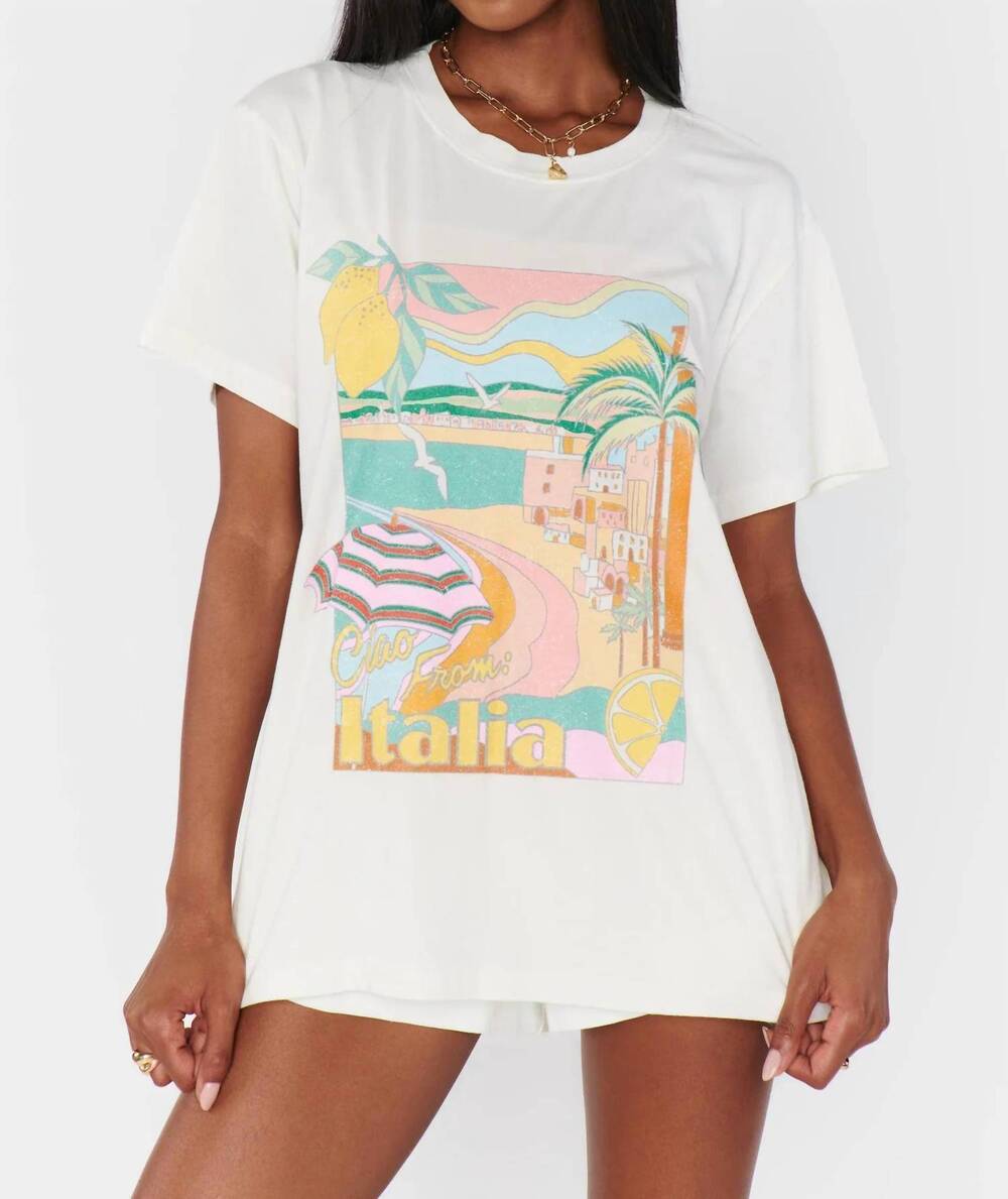 NEW SHOW ME YOUR MUMU italia tom tee in white